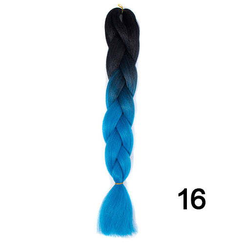 Silky Strands Ombre Kanekalon Jumbo Synthetic Braiding Hair Crochet Blonde Hair Extensions Jumbo Braids Hairstyles