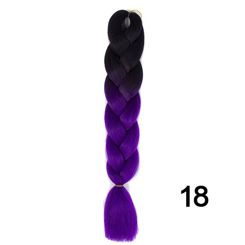 Silky Strands Ombre Kanekalon Jumbo Synthetic Braiding Hair Crochet Blonde Hair Extensions Jumbo Braids Hairstyles