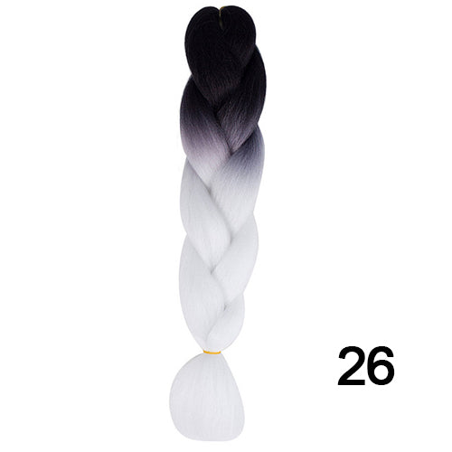 Silky Strands Ombre Kanekalon Jumbo Synthetic Braiding Hair Crochet Blonde Hair Extensions Jumbo Braids Hairstyles