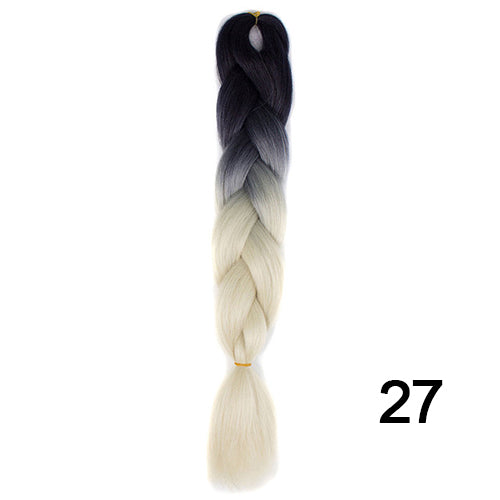 Silky Strands Ombre Kanekalon Jumbo Synthetic Braiding Hair Crochet Blonde Hair Extensions Jumbo Braids Hairstyles