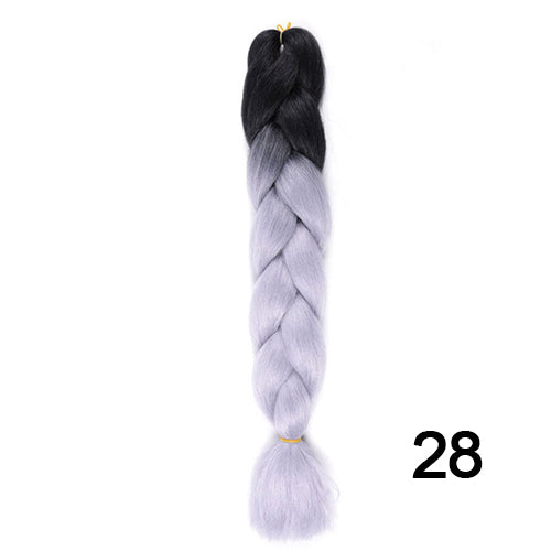 Silky Strands Ombre Kanekalon Jumbo Synthetic Braiding Hair Crochet Blonde Hair Extensions Jumbo Braids Hairstyles