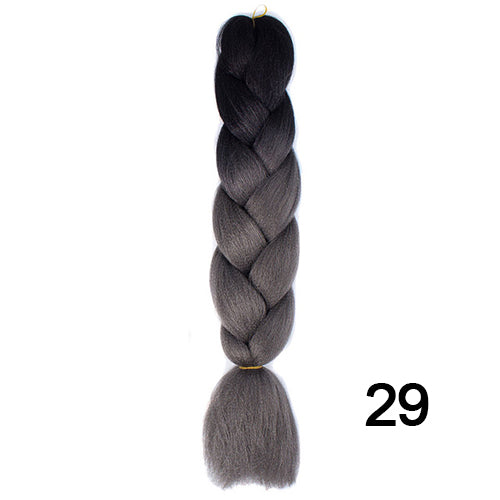 Silky Strands Ombre Kanekalon Jumbo Synthetic Braiding Hair Crochet Blonde Hair Extensions Jumbo Braids Hairstyles