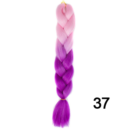 Silky Strands Ombre Kanekalon Jumbo Synthetic Braiding Hair Crochet Blonde Hair Extensions Jumbo Braids Hairstyles