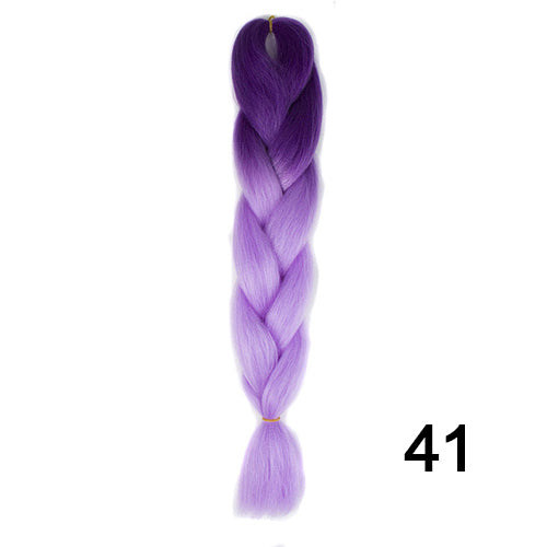 Silky Strands Ombre Kanekalon Jumbo Synthetic Braiding Hair Crochet Blonde Hair Extensions Jumbo Braids Hairstyles