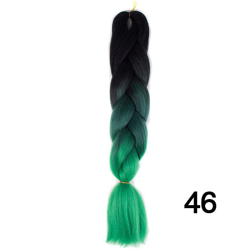 Silky Strands Ombre Kanekalon Jumbo Synthetic Braiding Hair Crochet Blonde Hair Extensions Jumbo Braids Hairstyles