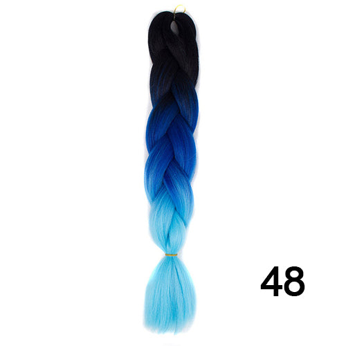 Silky Strands Ombre Kanekalon Jumbo Synthetic Braiding Hair Crochet Blonde Hair Extensions Jumbo Braids Hairstyles