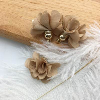 GUFEATHER/jewelry accessories/jewelry findings/jewelry making/Flower/Flowers pendant tassels/earrings accessories 10pcs/bag