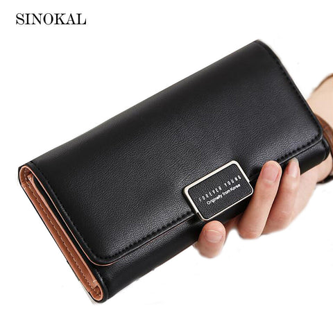 New Arrival Women Wallets Purse Female Purse Women's Natural Leather Wallets PU Ladies Clutch Phone Bag Carteira Feminina Gifts