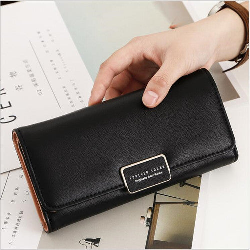 New Arrival Women Wallets Purse Female Purse Women's Natural Leather Wallets PU Ladies Clutch Phone Bag Carteira Feminina Gifts