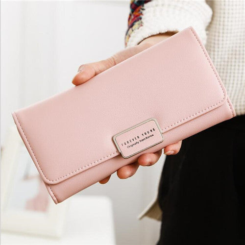 New Arrival Women Wallets Purse Female Purse Women's Natural Leather Wallets PU Ladies Clutch Phone Bag Carteira Feminina Gifts