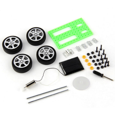 1pc Mini Solar Powered Toy DIY Car Kit Children Educational Gadget Hobby Funny New Hot