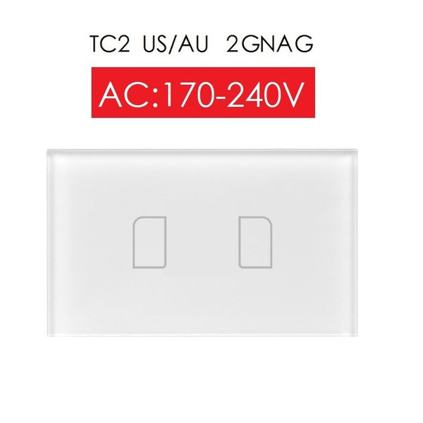 Broadlink TC2 US/AU 2017 New Arrival Smart Home RF Touch Light Switches 123Gang 110V 220V Remote Control Wall Touch Switch Panel