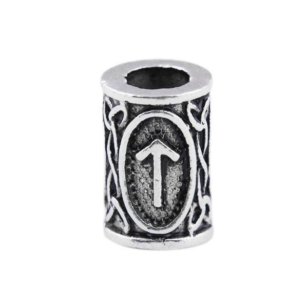 1pcs Viking Runes beads for Beards or Hair Jewelry Making Antique Beads Metal Charms for Bracelets for DIY Pendant Necklace