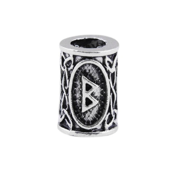 1pcs Viking Runes beads for Beards or Hair Jewelry Making Antique Beads Metal Charms for Bracelets for DIY Pendant Necklace
