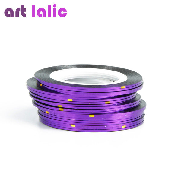 10pcs Striping Tape Line Nail Art Sticker Decoration DIY Decals UV Gel Acrylic Nail Tips