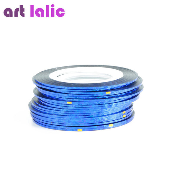 10pcs Striping Tape Line Nail Art Sticker Decoration DIY Decals UV Gel Acrylic Nail Tips