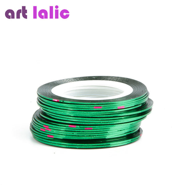 10pcs Striping Tape Line Nail Art Sticker Decoration DIY Decals UV Gel Acrylic Nail Tips