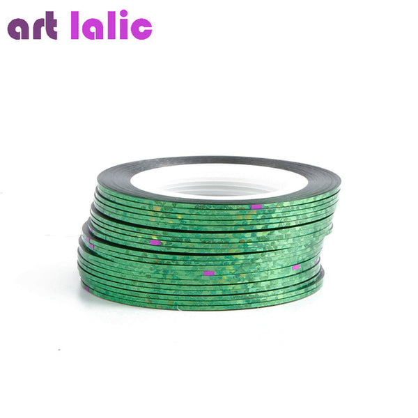 10pcs Striping Tape Line Nail Art Sticker Decoration DIY Decals UV Gel Acrylic Nail Tips