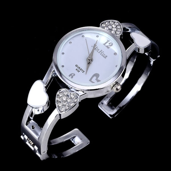 Fashion Full Steel Bracelet Watch Women Watches Rhinestone Women's Watches Ladies Watch Clock saat montre femme reloj mujer