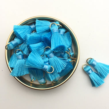 GUFEATHER/Tassel/20MM silk Brush earrings accessories/tassel for Hand made jewelry/jewelry findings/jewelry materials 10pcs/lot