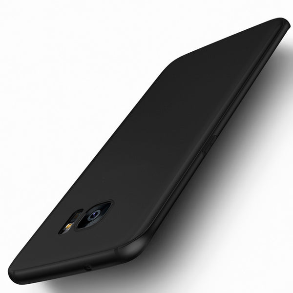Ultra Thin Black Scrub Matte Soft Silicon TPU Case for Samsung Galaxy J1 J3 J5 J7 A3 A5 A7 2015 2016 2017 S5 S6 S7 Edge S8 Plus