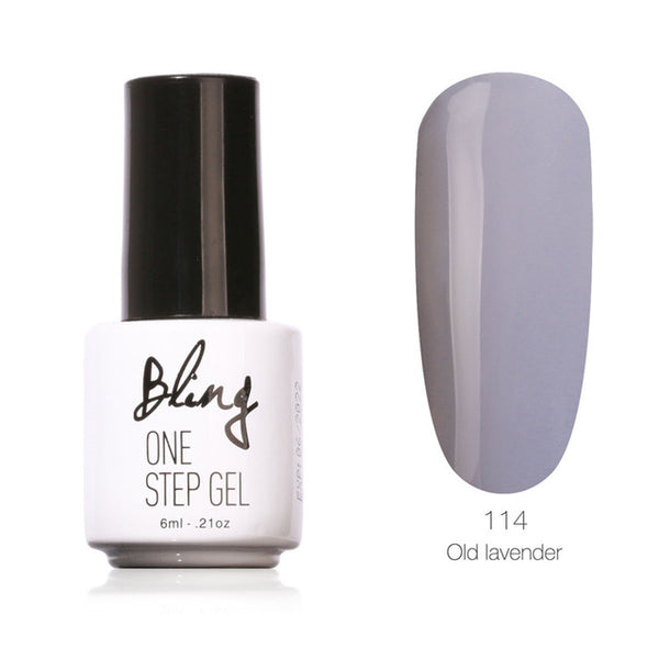 Bling 3 in 1 UV Gel Soak Off UV One Step Nail Gel Polish 6ml No Need Top Base Coat For Nails Art vernis semi permanent