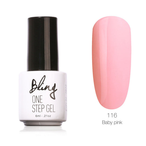 Bling 3 in 1 UV Gel Soak Off UV One Step Nail Gel Polish 6ml No Need Top Base Coat For Nails Art vernis semi permanent