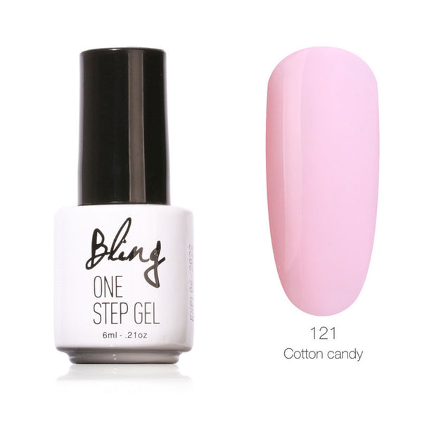 Bling 3 in 1 UV Gel Soak Off UV One Step Nail Gel Polish 6ml No Need Top Base Coat For Nails Art vernis semi permanent