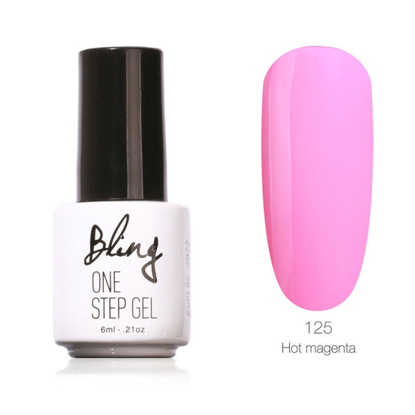 Bling 3 in 1 UV Gel Soak Off UV One Step Nail Gel Polish 6ml No Need Top Base Coat For Nails Art vernis semi permanent