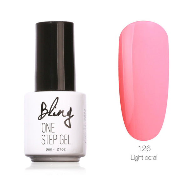 Bling 3 in 1 UV Gel Soak Off UV One Step Nail Gel Polish 6ml No Need Top Base Coat For Nails Art vernis semi permanent