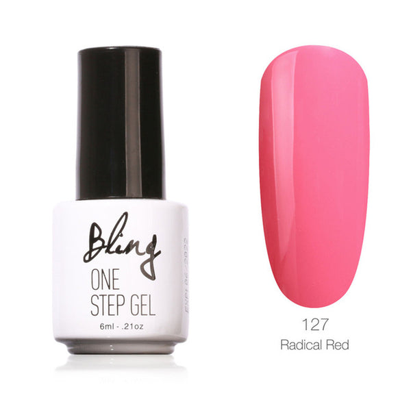 Bling 3 in 1 UV Gel Soak Off UV One Step Nail Gel Polish 6ml No Need Top Base Coat For Nails Art vernis semi permanent