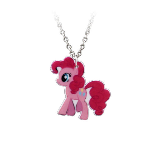 Trusta 2017 New Fashion Girls Kids Gift Jewelry Little Horse Pendant 16"Short Chain Necklace Drop Shipping Xmas Gift KS02