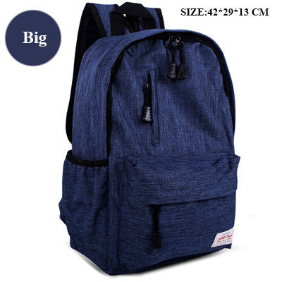 ZENBEFE Linen Small Backpack Unisex School Bags For Teenage School Backpack For Students Backpacks Rucksack Bookbags Travel Bag