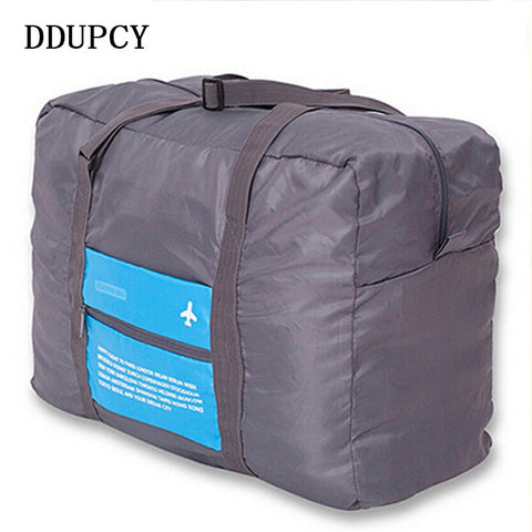 DDUPCY Fashion WaterProof Travel Bag Large Capacity Bag Women nylon Folding Bag Unisex Luggage Travel Handbags Free Shipping