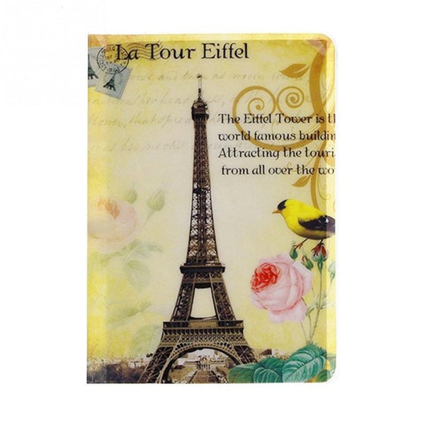 2016 fashion Europe Style 3D Passport Holder PVC Travel Passport Cover Case 14*9.6cm Card & ID Holders 10 styles