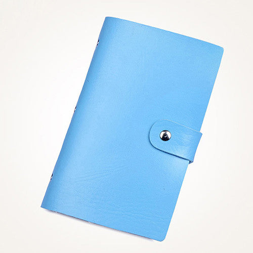 LADSOUL Hot Sale Credit Card Holder Business Leather ID Card Holder Bank Cards Keeper Bag 96 Bit Slots Cards ls6943/h