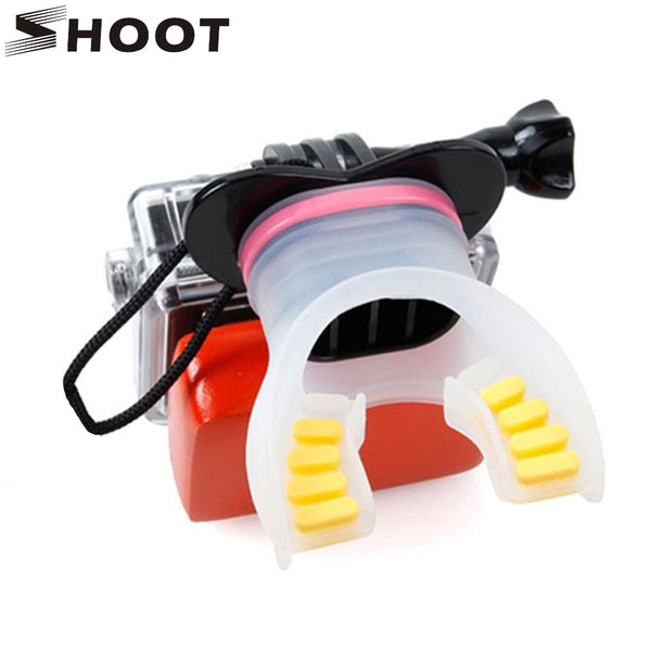 For GoPro Surf Mouth Mount Dummy Bite Surfing Diving Accessories Set for GoPro Hero 5 4 3 Session Xiaomi 4K SJCAM SJ4000 H9 Cam