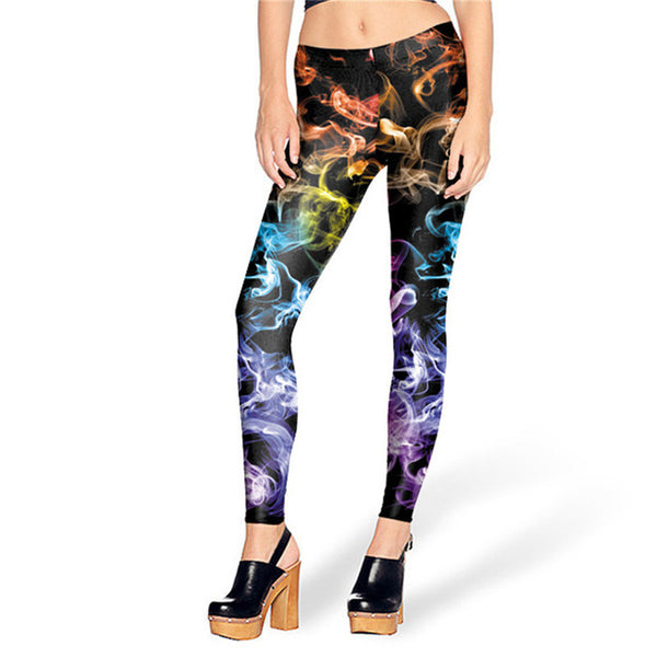 NADANBAO Autumn Legging Black Blue and Purple Objects legins Printed leggins Women leggings Sexy  Women Pants