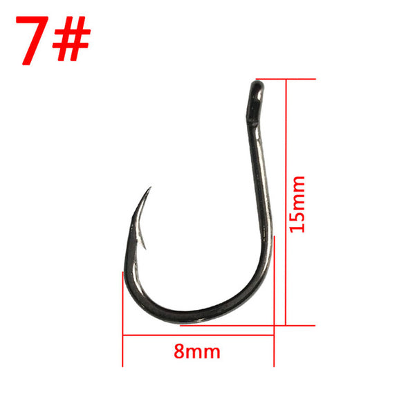 50pcs/lot Steel Interlock Snap Fishing Lure Tackle Ball Bearing Swivel Rolling Solid Rings Barbed Fishing Hook Connector