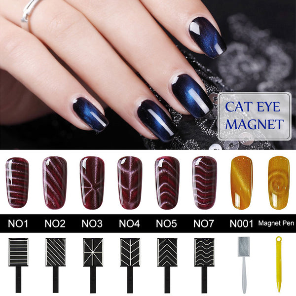 Belen Nail Art Sticker Cat Eye Gel Polish Magnet Stickers Manicure UV Nail Gel Polish Nail Magnet For Nails For Decoration