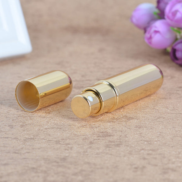 MUB  5ml  Refillable Portable Mini perfume bottle &Traveler Aluminum Spray  Atomizer Empty Parfum bottle