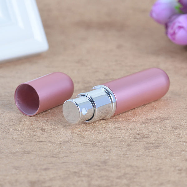 MUB  5ml  Refillable Portable Mini perfume bottle &Traveler Aluminum Spray  Atomizer Empty Parfum bottle