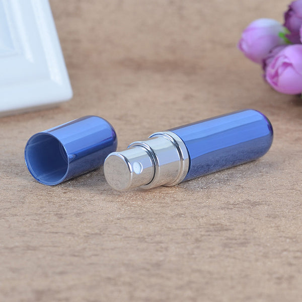 MUB  5ml  Refillable Portable Mini perfume bottle &Traveler Aluminum Spray  Atomizer Empty Parfum bottle