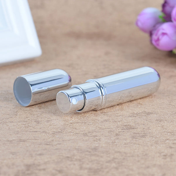 MUB  5ml  Refillable Portable Mini perfume bottle &Traveler Aluminum Spray  Atomizer Empty Parfum bottle