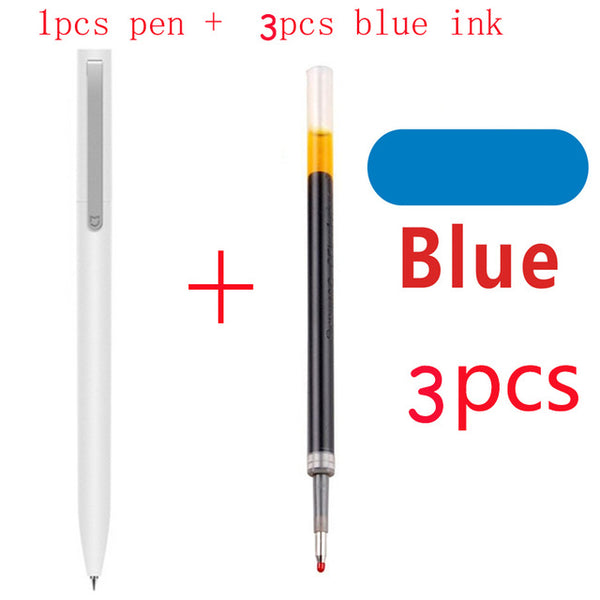24 Hours Ship Original Xiaomi Mijia Sign Pen with Extra Mijia Japan Refill Ink 9.5mm Durable Signing Mi Pen Switzerland ink Hot