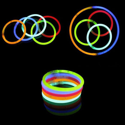 10pcs/set Funny Glow Fluorescence Light Sticks Bracelets Necklaces Neon for Children luminous LED toys Novelty Night Light