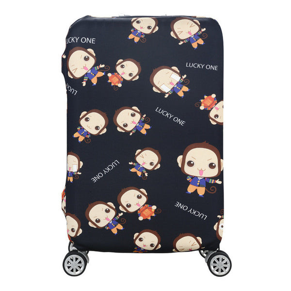 HMUNII Elastic Luggage Protective Cover For 19-32 inch Trolley Suitcase Protect Dust Bag Case Child Cartoon Travel Accessories