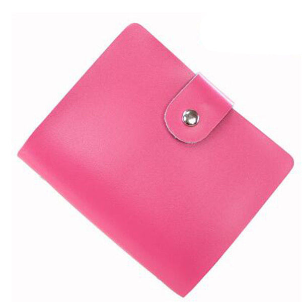 Elvasek Fashion Business Credit Card Holder Bags Leather Bank Card Bag 40-64 Cards Case ID Holders Card Keepers LS6534