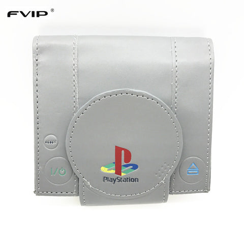 FVIP Playstation Wallet Game Playstation Control Shape Coin Purse With Card Holder For Young