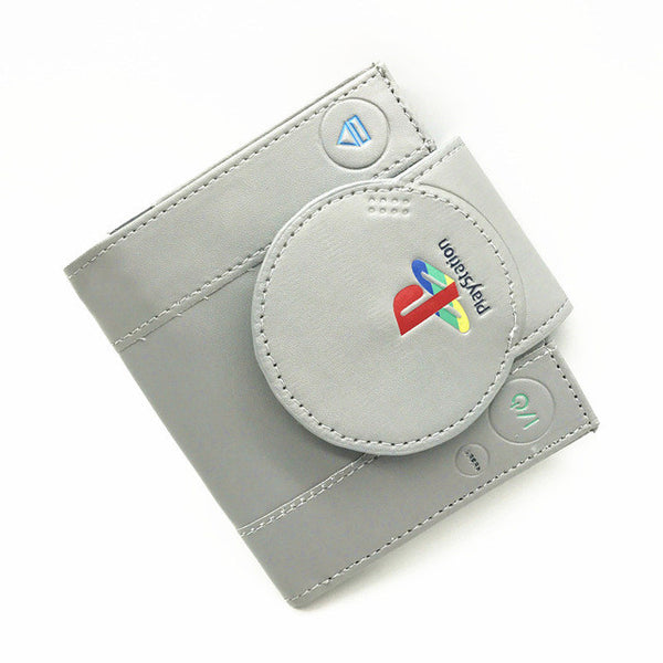 FVIP Playstation Wallet Game Playstation Control Shape Coin Purse With Card Holder For Young